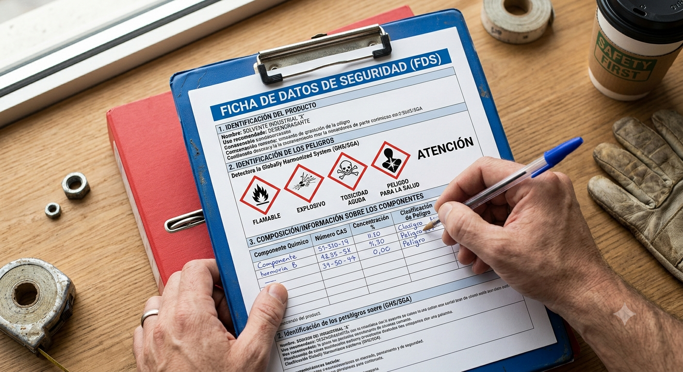 curso Gestión de Productos Químicos: Almacenamiento y FDS